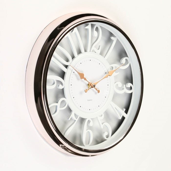Часы настенные интерьерные, бесшумные, d-30.5 см Часы настенные интерьерные, бесшумные, d-30.5 см