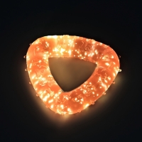 Игрушка для собак жевательная светящаяся в темноте «Треугольник», 7 х 7 см Игрушка для собак жевательная светящаяся в темноте «Треугольник», 7 х 7 см