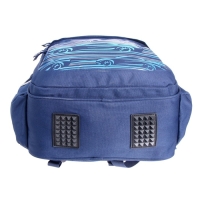 Рюкзак школьный Bruno Visconti, 40 х 30 х 19 см, эргономичная спинка, &laquo;Спорткар&raquo;, пенал в подарок