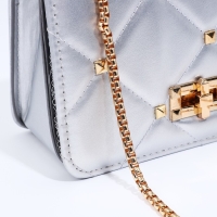 Сумка-мессенджер на молнии, цвет серебряный Сумка-мессенджер на молнии, цвет серебряный