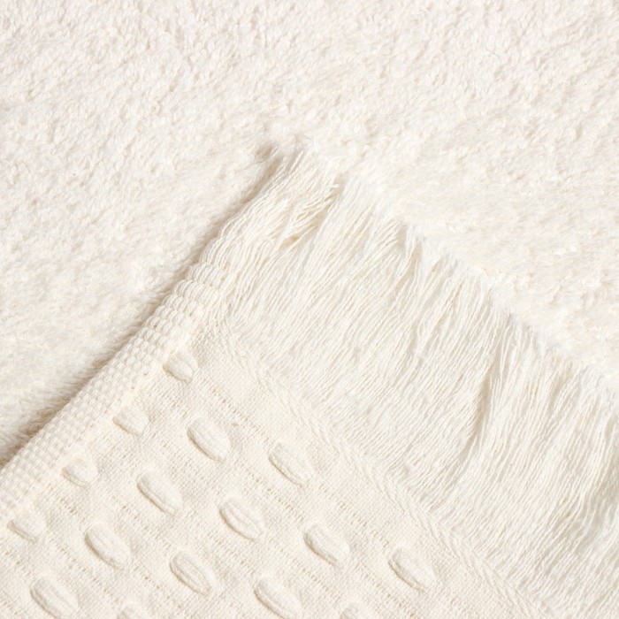 Полотенце махровое Love Life &laquo;Аморе&raquo; 70х140 см, белый, 100% хл, 450 гр/м2