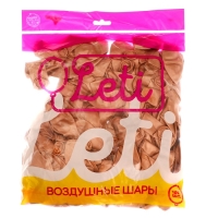 Шар латексный 9", хром, набор 100 шт., цвет мягкая бронза Шар латексный 9", хром, набор 100 шт., цвет мягкая бронза