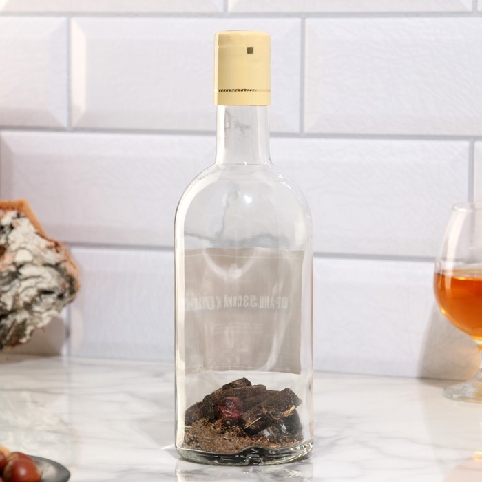 Набор из трав и специй для приготовления настойки Набор из трав и специй для приготовления настойки "Фрацузский коньяк" с бутылкой 0,5 л