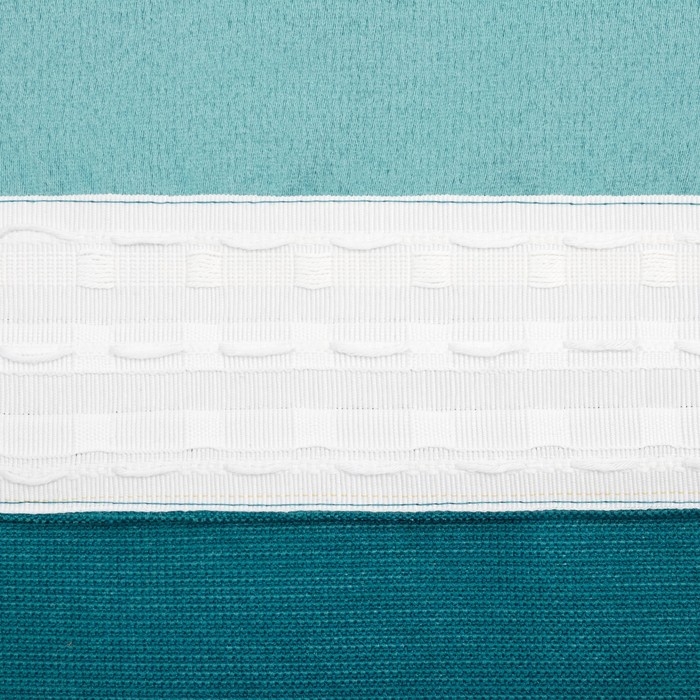 Штора портьерная Этель &laquo;Структурная&raquo;, цвет синий, на шторной ленте, 250х265 см, 100% п/э