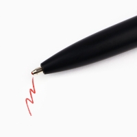 Ручка шариковая, красная паста, 1.0 мм, металл, софт-тач, с поворотным механизмом «С уважением» Ручка шариковая, красная паста, 1.0 мм, металл, софт-тач, с поворотным механизмом «С уважением»