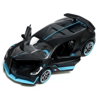 Машина металлическая &laquo;Купе&raquo;, 1:32, открываются двери, капот, багажник, инерция, цвет чёрный