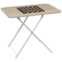 Стол туристический игровой &laquo;Шахматы&raquo;, 75 &times; 50 х 50/62 см