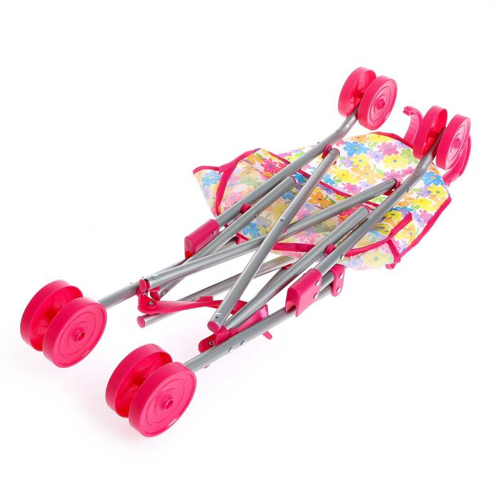 Коляска для кукол трость, металлически каркас