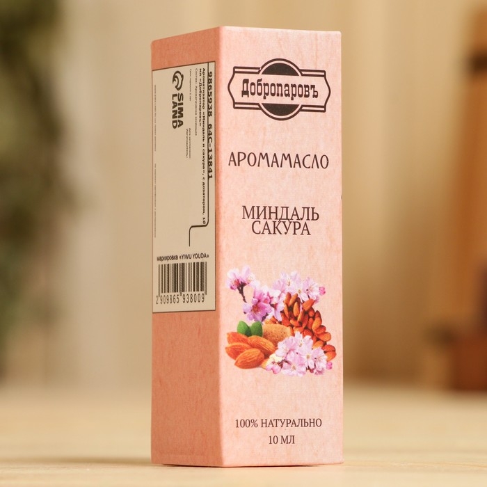 Эфирное масло Эфирное масло "Миндаль и сакура", с дозатором, 10 мл "Добропаровъ"