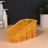 Органайзер для хранения, 4 секции, 20 × 10 × 10,5 см, цвет МИКС Органайзер для хранения, 4 секции, 20 × 10 × 10,5 см, цвет МИКС