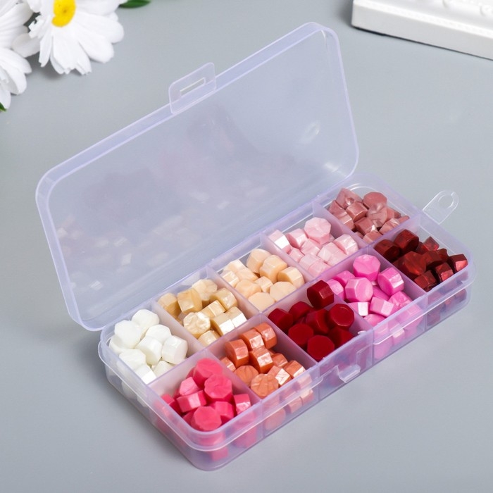 Набор сургуча Набор сургуча "Оттенки розового" перламутр 10 цветов 12,7х6,5х2 см