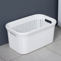 Корзина для глаженого белья &laquo;Ротанг&raquo;, 32 л, 50&times;31&times;25 см, цвет белый
