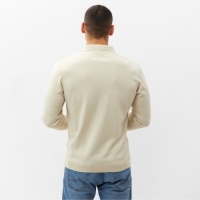 Джемпер поло мужской MINAKU: Knitwear collection цвет кремовый ,р-р 48 Джемпер поло мужской MINAKU: Knitwear collection цвет кремовый ,р-р 48