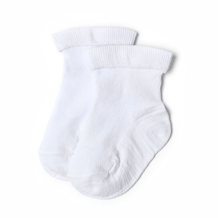 Набор детских носков Крошка Я BASIC LINE, 3 пары, р. 10-12 см, белый