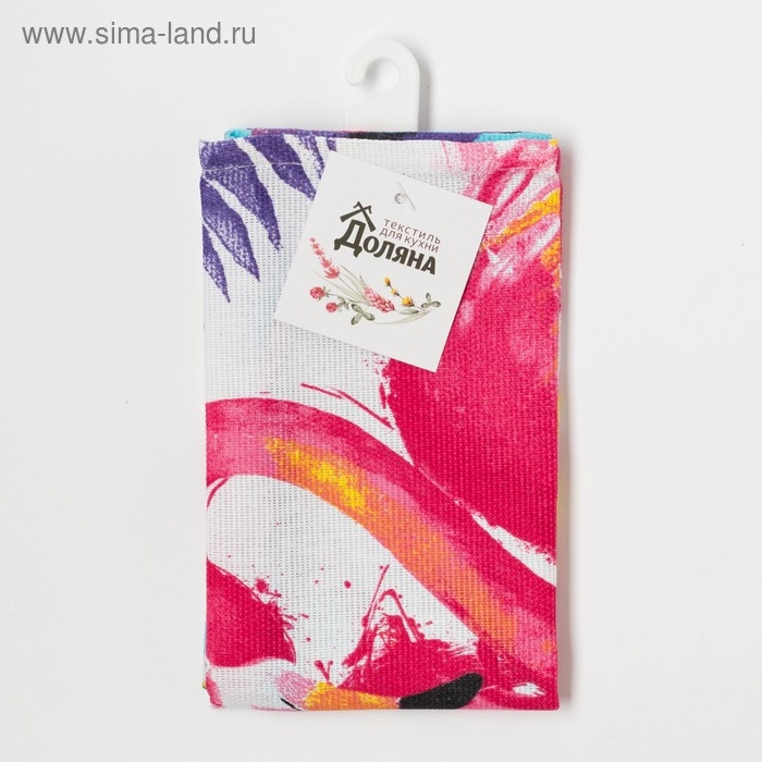 Полотенце кухонное &laquo;Фламинго&raquo; 35х60 см