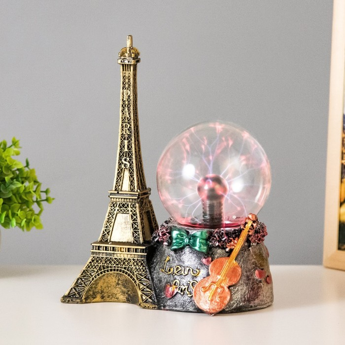 Плазменный шар "Эйфелева башня", 24 см RISALUX