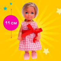 Кукла малышка Lyna на велопрогулке с велосипедом и аксессуарами, МИКС Кукла малышка Lyna на велопрогулке с велосипедом и аксессуарами, МИКС