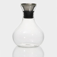 Декантер стеклянный с металлической крышкой Magistro «Богема», 1,5 л, 15,5×20,5 см Декантер стеклянный с металлической крышкой Magistro «Богема», 1,5 л, 15,5×20,5 см