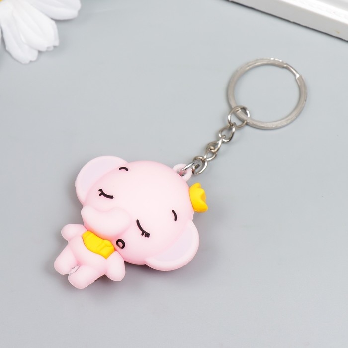 Брелок резина Брелок резина "Маленький слонёнок в короне" МИКС 10,5х4,5 см