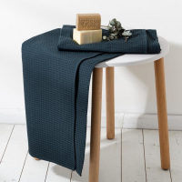 Полотенце вафельное Этель 70х140 см, цвет тёмно-зелёный металлик, 100% хлопок, 240 г/м2 Полотенце вафельное Этель 70х140 см, цвет тёмно-зелёный металлик, 100% хлопок, 240 г/м2