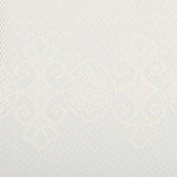 Тюль на кухню со шторной лентой, 285х165 см, цв. Ваниль, 100% полиэстер