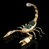 Сувенир &laquo;Скорпион&raquo;, 9&times;7&times;6 см, с кристаллами