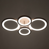 Люстра "Кольца" LED 80Вт Коричневый 2700-6400к 60х45х14 Люстра "Кольца" LED 80Вт Коричневый 2700-6400к 60х45х14
