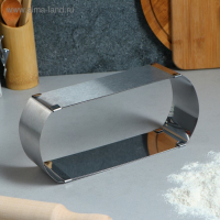 Форма для выпечки с регулировкой размера &laquo;Овал&raquo;, h-6,5 см, 24х10 - 41х10 см