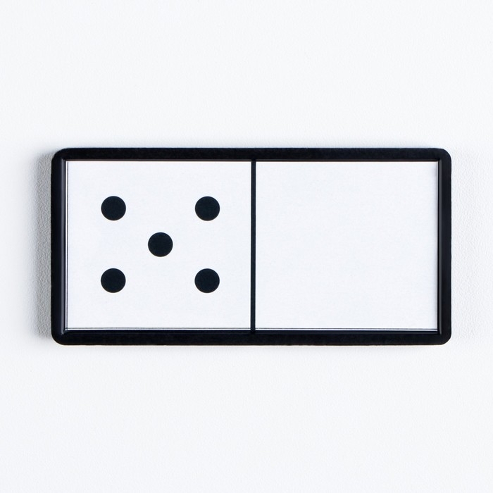 Настольная игра, домино, Настольная игра, домино, "Классическое", 28 шт