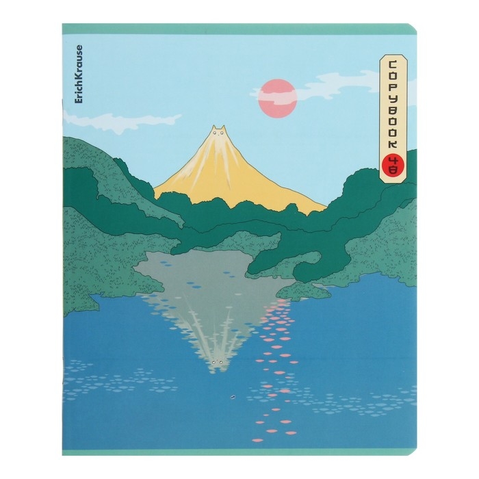 Тетрадь 48 листов в клетку ErichKrause Тетрадь 48 листов в клетку ErichKrause "Найди кота", матовая ламинация, обложка мелованный картон, блок офсет, микс