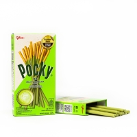 Палочки поки Pocky GLICO "Зелёный чай" в белом шоколаде, 33 г Палочки поки Pocky GLICO "Зелёный чай" в белом шоколаде, 33 г