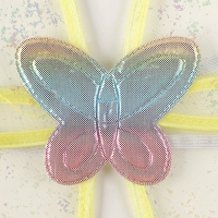 Карнавальные крылья "Бабочка", цвет жёлтый