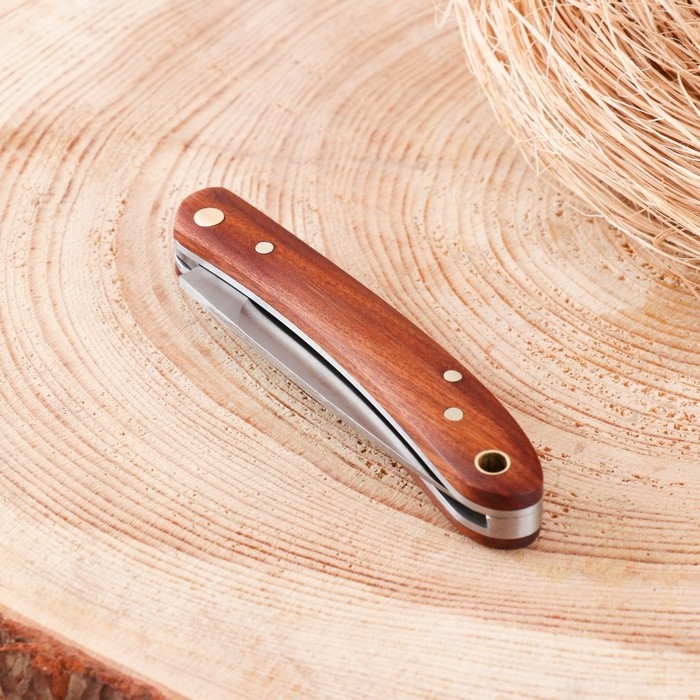 Нож складной Нож складной "Засада" 16см, клинок 71мм/2,5мм, рукоять дерево