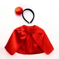 Карнавальный набор &laquo;Добрый помидор&raquo;: накидка, ободок