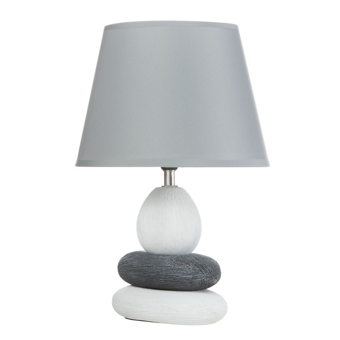 Лампа настольная керамика Е14 40Вт 220В "Сад камней: чистота" 34,5х22,5х22,5 см RISALUX