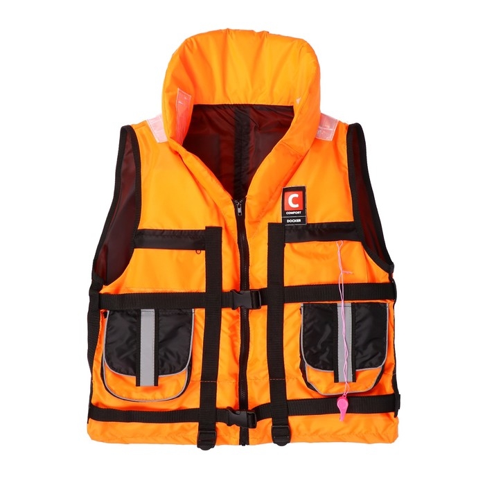 Жилет спасательный с подголовником "Докер", 100 кг