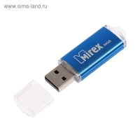 Флешка Mirex UNIT AQUA, 64 Гб, USB2.0, чт до 25 Мб/с, зап до 15 Мб/с, синяя Флешка Mirex UNIT AQUA, 64 Гб, USB2.0, чт до 25 Мб/с, зап до 15 Мб/с, синяя