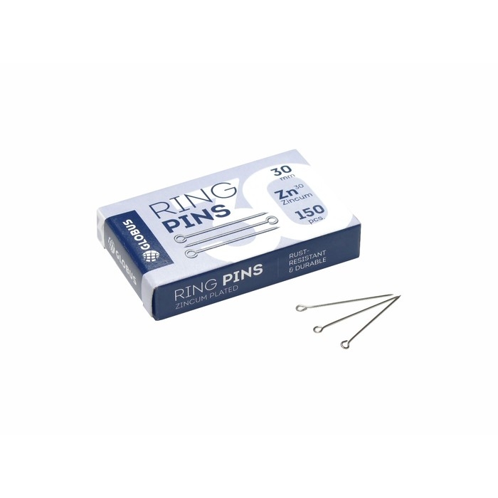 Булавки с ушком GLOBUS, 150 шт., 30 мм Булавки с ушком GLOBUS, 150 шт., 30 мм