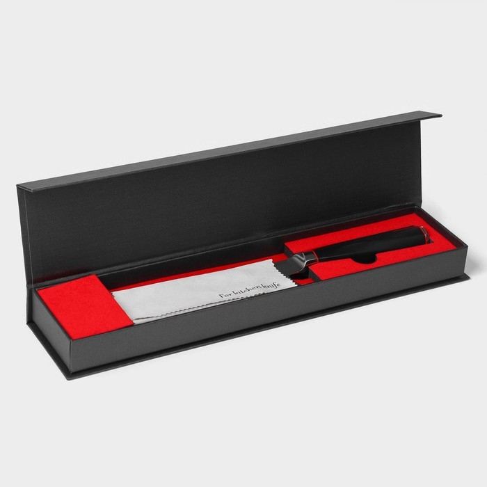 Нож сантоку Magistro &laquo;Ортего&raquo;, длина лезвия 18 см, дамасская сталь AUS-10