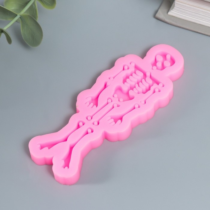 Молд силикон Молд силикон "Скелет" 10 частей 10,5х4х0,8 см