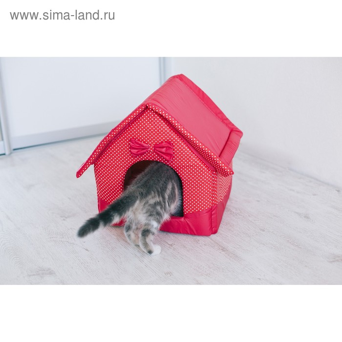 Домик Домик "Нежность", 34 х 32 х 37 см, розовый