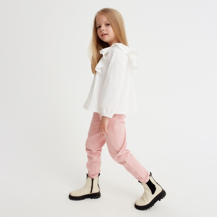 Джинсы для девочки KAFTAN, размер 30 (98-104 см), цвет розовый Джинсы для девочки KAFTAN, размер 30 (98-104 см), цвет розовый