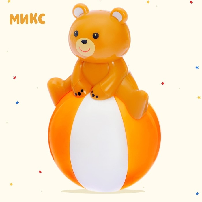 Неваляшка &laquo;Весёлые зверюшки&raquo;, МИКС