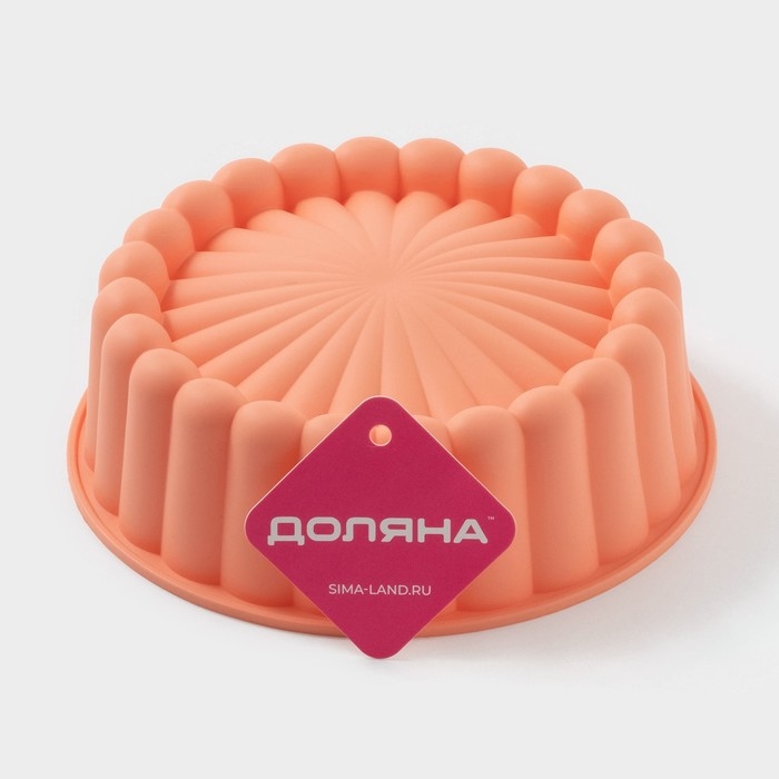 Форма для выпечки Доляна «Савоярди», силикон, 20,5×6 см, цвет оранжевый Форма для выпечки Доляна «Савоярди», силикон, 20,5×6 см, цвет оранжевый