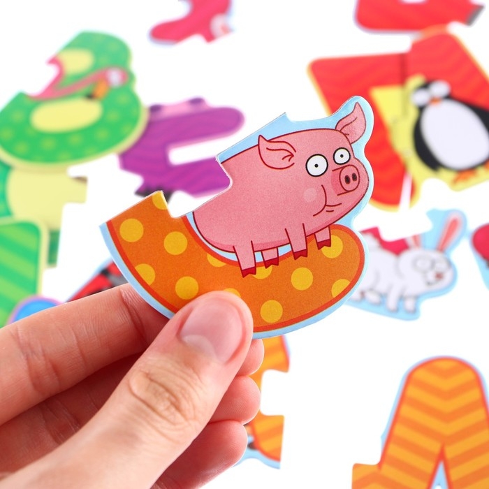 Макси-пазлы &laquo;Синий трактор: От А до Я&raquo;, 31 пазл, 62 детали