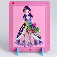 Развивающая игра &laquo;Платье для куклы&raquo; 18 &times; 20,5 &times; 4 см