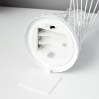 Ночник "Джеро" LED от батареек 3хАА белый 10х10х18,5 см RISALUX