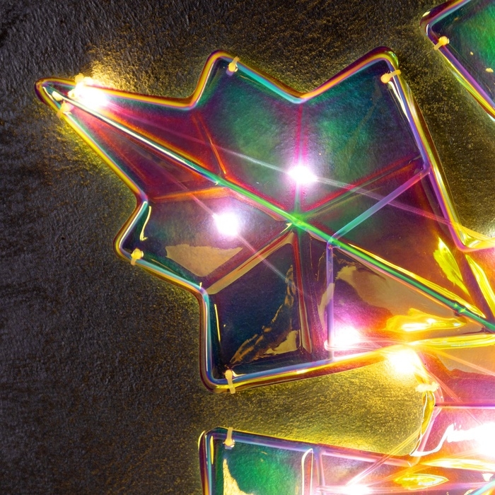 Светодиодная фигура &laquo;Снежинка&raquo; 60 &times; 60 см, пластик, 220 В, 8 режимов, свечение тёплое белое