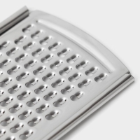 Тёрка для сыра мелкая Доляна Fargo, 23,5×5×2 см, с ручкой, цвет серебристый Тёрка для сыра мелкая Доляна Fargo, 23,5×5×2 см, с ручкой, цвет серебристый