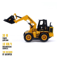 Трактор радиоуправляемый «Стройка», подвижный ковш, работает от батареек Трактор радиоуправляемый «Стройка», подвижный ковш, работает от батареек